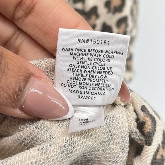 Grayson Mini Toddler Girl’s Leopard Print Ruffle Long Sleeve Sweatshirt Dress 5T - Picture 6 of 7